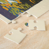 Brunei Painterly Illustration Travel Art Vintag Puzzle (Seite)