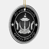 Brunei Round Emblem Keramikornament (Rechts)