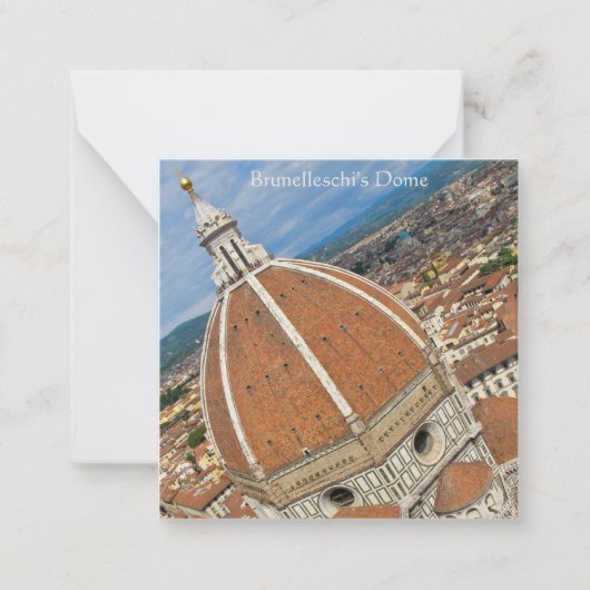 Brunelleschi-Kuppel Mitteilungskarte (Vorderseite)