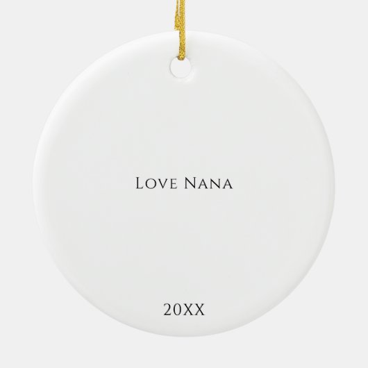 Brünett Angel Keramik Ornament (Hinten)