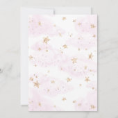 Brünett Ballerina Geburtstagsparty Einladung (Rückseite)