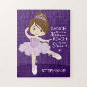 Brünett Ballerina Puzzle (Vertikal)