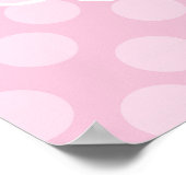 Brünett Ballerina - Rosa Balletttänzerin Girl Poster (Ecke)