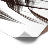 Brünett Beauty Poster (Ecke)