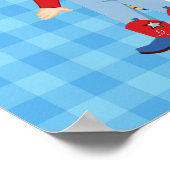 Brünett Cowboy Western Geburtstagsparty Poster (Ecke)