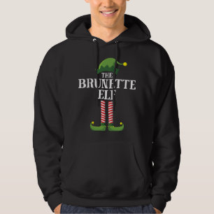Brünett Elf Matching Party Hoodie