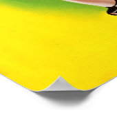 Brünett in Bikini Button Up Poster (Ecke)