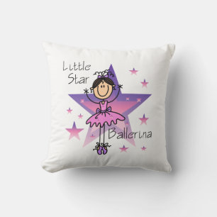 Brünett Little Star Ballerina Pillow Kissen