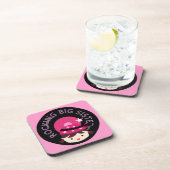 Brünett Rocking Big Sister Getränkeuntersetzer (Rechte Seite)