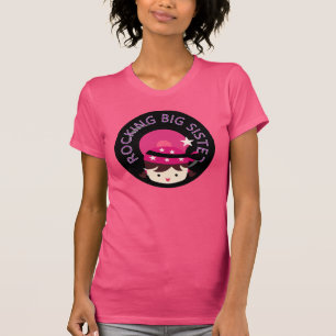 Brünett Rocking Big Sister T-Shirt