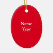 Brünette Ärztin Weihnachtsschmuck (Hinten)