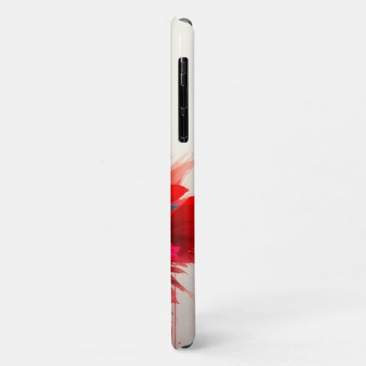 Brünette Dekoration der asiatischen Kimono moderne Case-Mate iPhone Hülle (Hinten/Links)