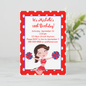 Brünette Einladungen der Marine (Stehend Vorderseite)