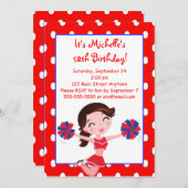 Brünette Einladungen der Marine (Vorne/Hinten)