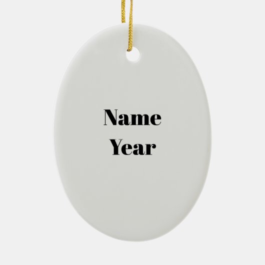 Brünette EMS Paramedic Keramik Ornament (Hinten)