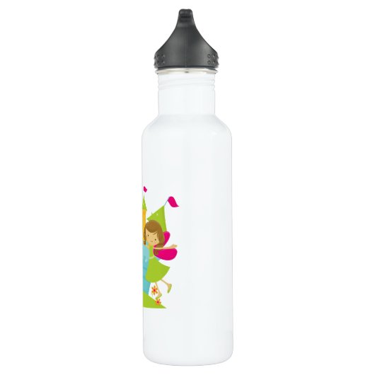 Brünette feenhafte Prinzessin Trinkflasche (Rechts)
