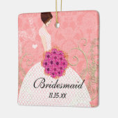 Brünette Geburtshilfe Geschenke, die Sie wählen Fa Keramikornament (Links)