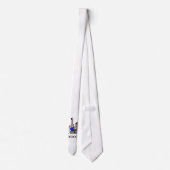 Brunette Ham Radio Pin-up Girl Tie Customize It! Krawatte (Rückseite)