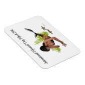 Brünette Meerjungfrau mit flexibler Magnet aus Sta (Rechte Seite)