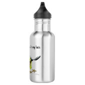 Brünette Meerjungfrau mit Starfish Wasserflasche (Rechts)