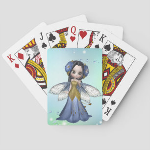 Brünette Princess Butterfly Playing Cards Spielkarten