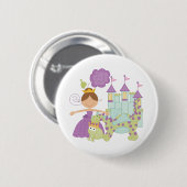 Brünette Prinzessin Button (Vorne & Hinten)