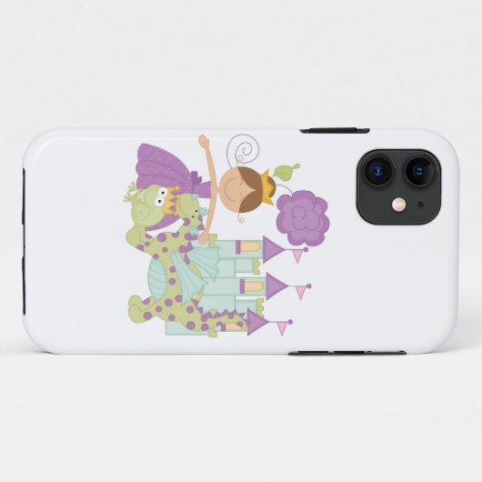 Brünette Prinzessin Case-Mate iPhone Hülle (Rückseite (Horizontal))