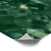 Brünette Prinzessin: Fairy Forest Watercolor Poster (Ecke)