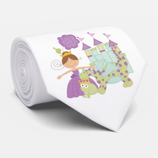 Brünette Prinzessin Krawatte (Gerollt)