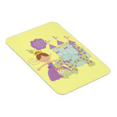 Brünette Prinzessin Magnet (Rechte Seite)