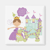 Brünette Prinzessin Magnet (Vorne)