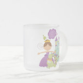 Brünette Prinzessin Mattglastasse (VorderseiteRechts)