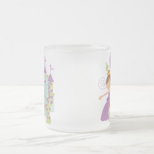 Brünette Prinzessin Mattglastasse (Mittel)