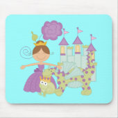 Brünette Prinzessin Mousepad (Vorne)