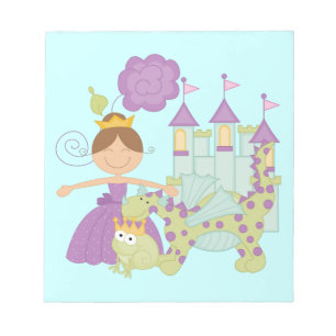 Brünette Prinzessin Notizblock