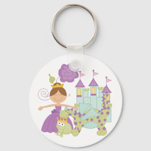 Brünette Prinzessin Schlüsselanhänger