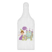 Brünette Prinzessin Schneidebrett (Vorderseite)