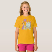 Brünette Prinzessin T-Shirt (Vorne ganz)