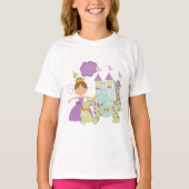 Brünette Prinzessin T-Shirt (Vorderseite)