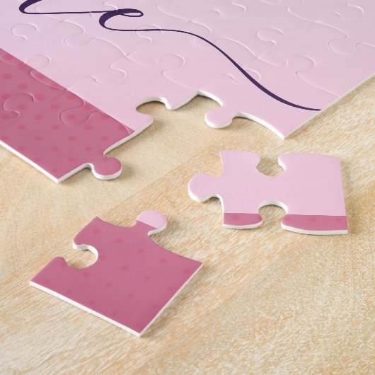 Brünette Rollerblading Skaten Skater Name Puzzle (Seite)