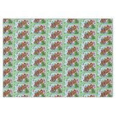 Brünette Weihnachtsmesse Tischdecke (Vorderseite (Horizontal))