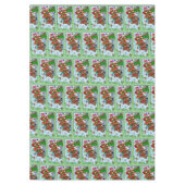 Brünette Weihnachtsmesse Tischdecke (Vorderseite)