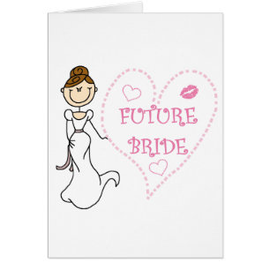 Brünette zukünftige Braut