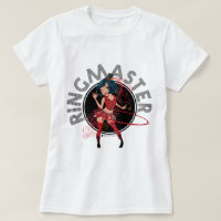 (Brünetter) Erwachsener des Ringmaster u. scherzen