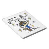 Brünetter Felsen-Stern Notizblock (angewinkelt)