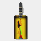 brünetter Gepäckträger Gepäckanhänger (Vorderseite vertikal)