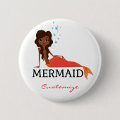 Brünetter Mermaid Thunder_Cove Button (Vorderseite)