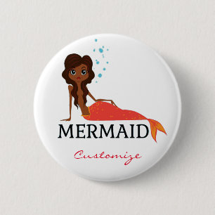 Brünetter Mermaid Thunder_Cove Button