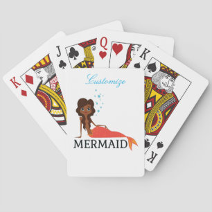 Brünetter Mermaid Thunder_Cove Spielkarten