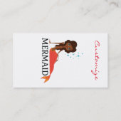 Brünetter Mermaid Thunder_Cove Visitenkarte (Rückseite)